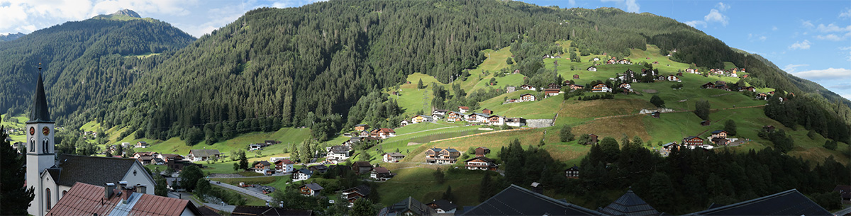 Uitzicht Posthotel Roessle - Gaschurn